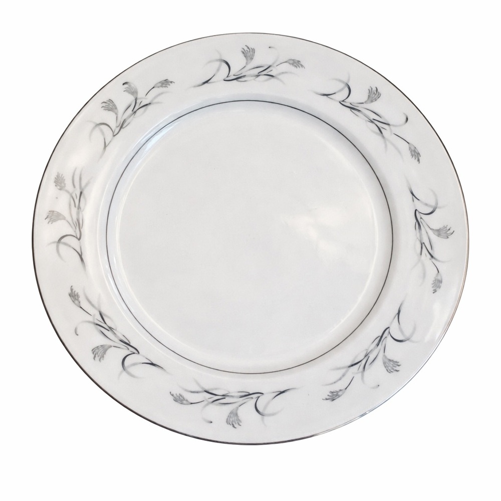 Vintage Harmony House Platinum Garland Fine China Dinner Plate Japan
